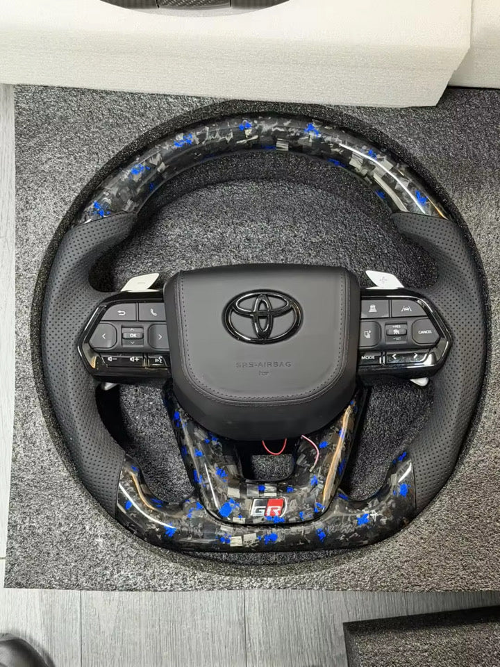 N80 FORGED Carbon Steering Wheel