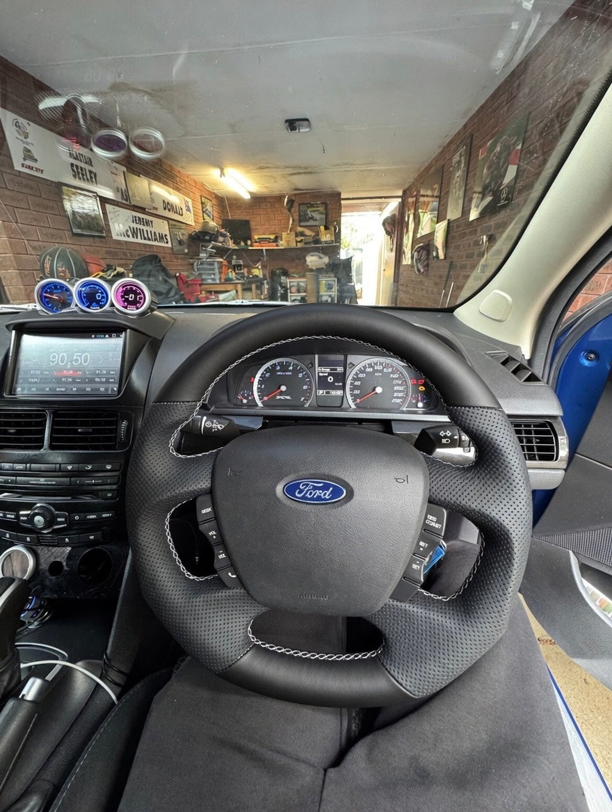 FG Full Leather Steering Wheel