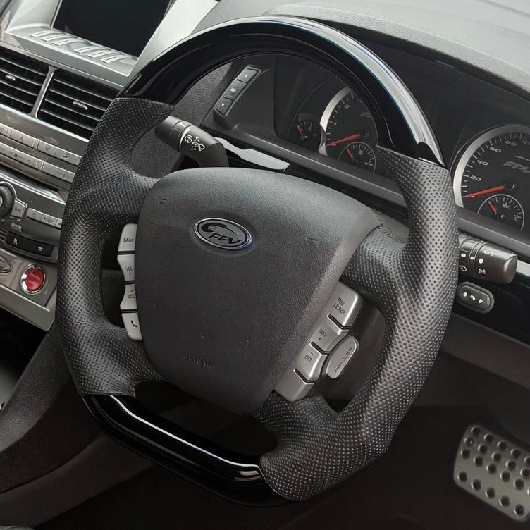 FG Piano Black Steering Wheel